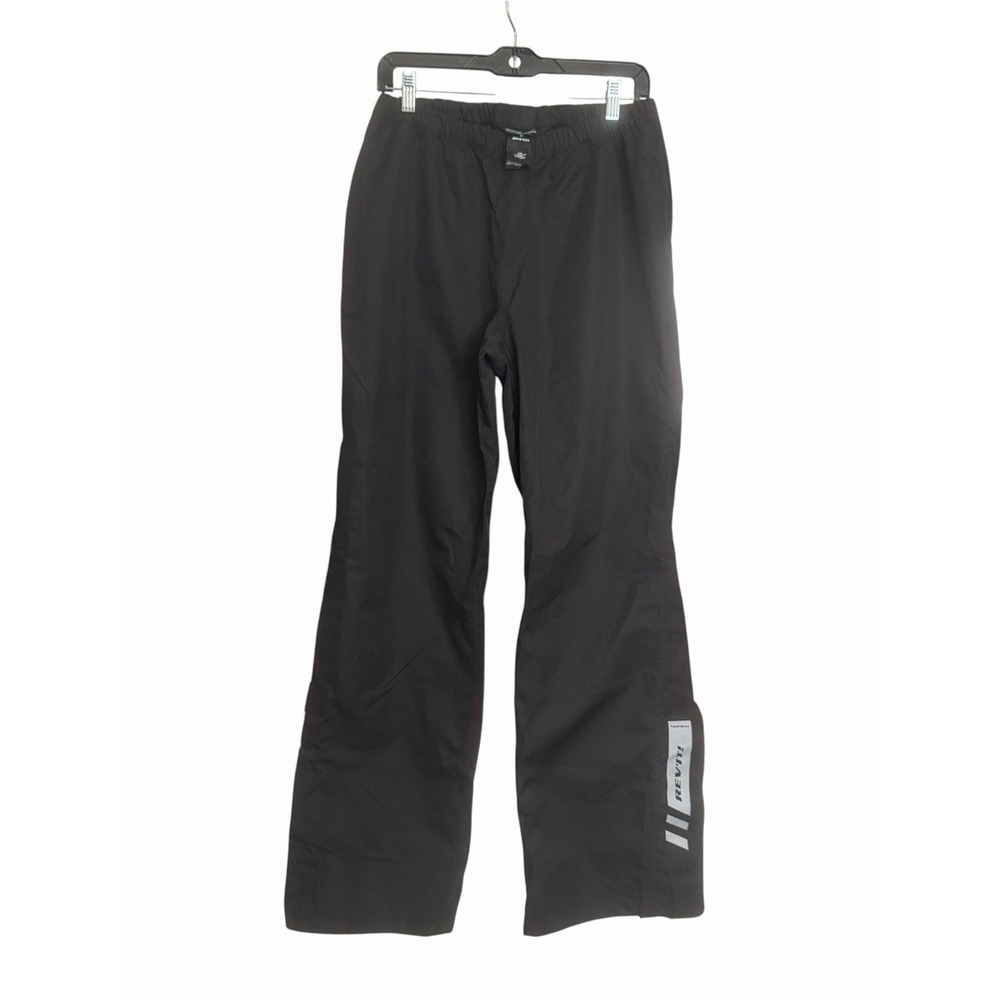 REV'IT! Rain Pants Small Acid 4 H2O Motorcycle Overpants Black Hydratex FFF5-4